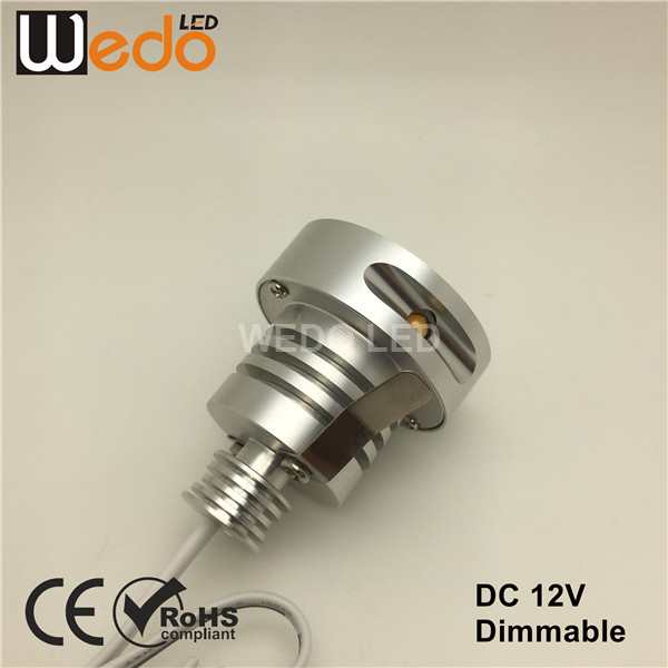 Dimmable 12V 1 Watt LED Wall Light